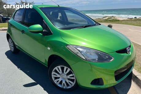 Green 2009 Mazda 2 Hatchback Neo