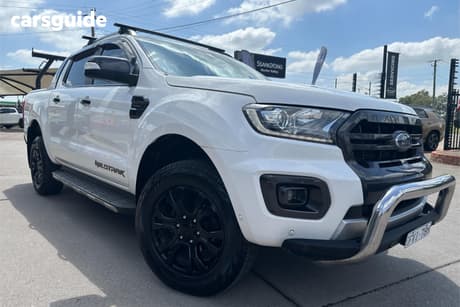 White 2019 Ford Ranger Double Cab Pick Up Wildtrak 2.0 (4X4)