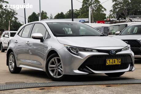 Silver 2020 Toyota Corolla Hatchback Ascent Sport Hybrid