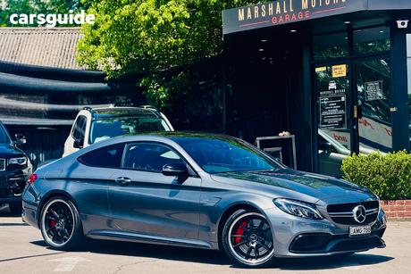 Grey 2016 Mercedes-Benz C63 Coupe S