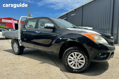 Black 2012 Mazda BT-50 Dual Cab Utility Xtr (4X2)