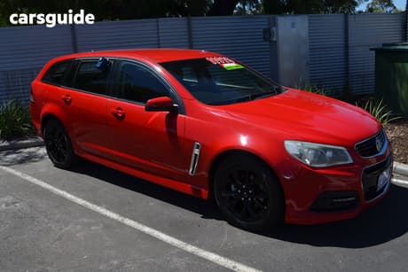 Red 2014 Holden Commodore Sportswagon Sv6