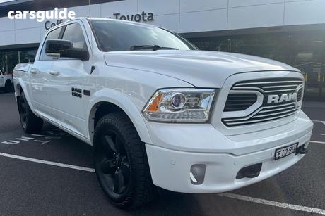 White 2020 RAM 1500 Crew Cab Utility Laramie (4X4) Fd3.9 W/Ramboxes