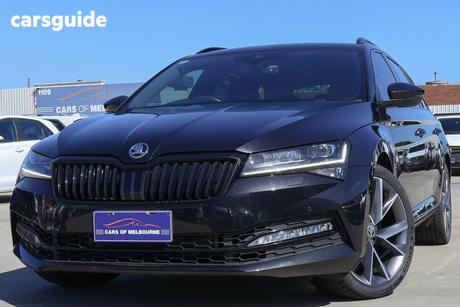 Black 2022 Skoda Superb Wagon Sportline (4X4)