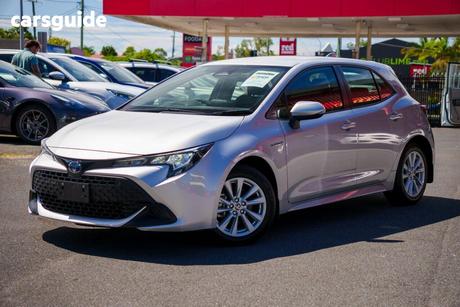 Silver 2022 Toyota Corolla Hatchback Ascent Sport + Conv Pk Hybrid