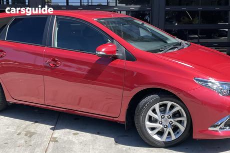 Red 2018 Toyota Corolla Hatchback Ascent Sport