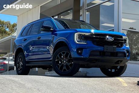 Blue 2025 Ford Everest Wagon Sport (Rwd)