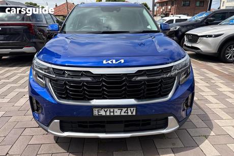 Blue 2023 Kia Seltos Wagon Gt-Line (Awd) (Two-Tone)