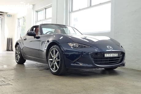 Blue 2022 Mazda MX-5 Convertible G20 Rf Gt