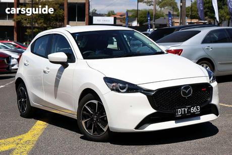 White 2025 Mazda Mazda2 Hatchback G15 Gt