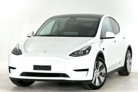 White 2022 Tesla Model Y Wagon Rear-Wheel Drive