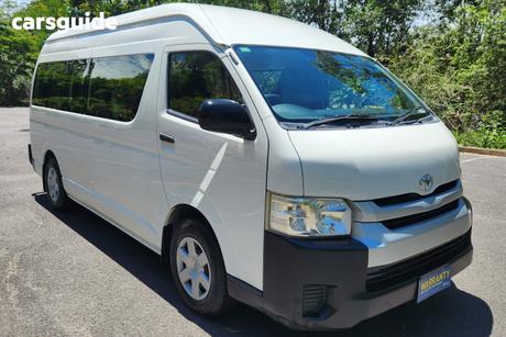 White 2014 Toyota HiAce Bus Commuter