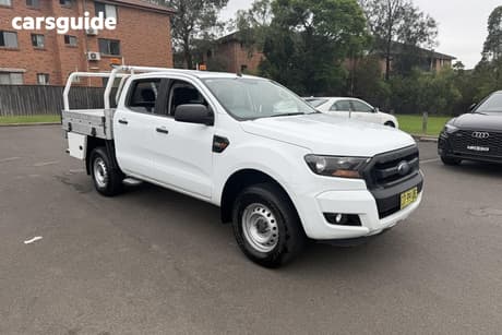 White 2017 Ford Ranger Crew Cab Chassis Xl 3.2 (4X4)