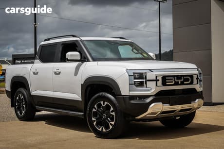 White 2025 BYD Shark 6 Dual Cab Utility Dual Motor Premium