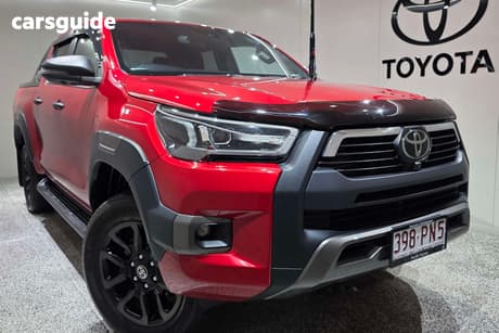 Red 2022 Toyota Hilux Double Cab Pick Up Rogue (4X4)