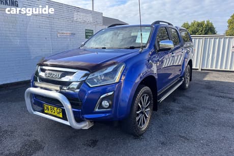 Blue 2019 Isuzu D-MAX Crew Cab Utility Ls-T High-Ride (4X2)