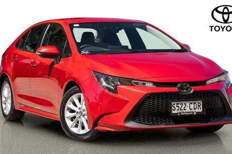 Red 2019 Toyota Corolla Sedan Ascent Sport