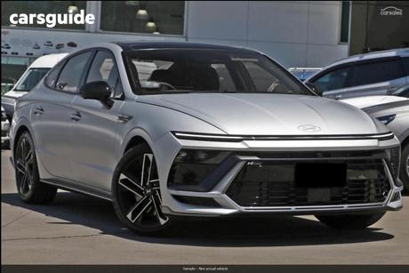 Silver 2025 Hyundai Sonata Sedan N Line