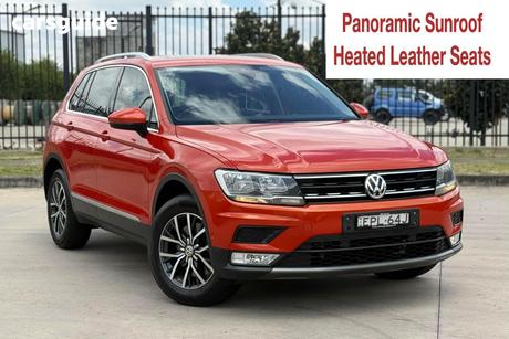Orange 2016 Volkswagen Tiguan SUV 132 TSI COMFORTLINE 5NA
