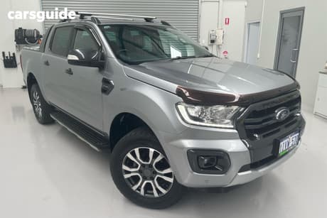 Silver 2019 Ford Ranger Double Cab Pick Up Wildtrak 2.0 (4X4)