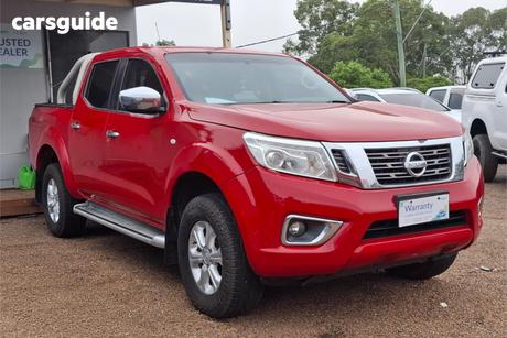 Red 2016 Nissan Navara Dual Cab Utility St (4X4)