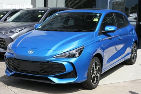 Blue 2025 MG MG3 Hatchback Essence Hybrid+