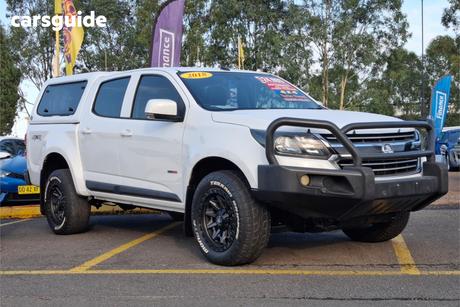 White 2018 Holden Colorado Crew Cab Chassis Ls (4X4)
