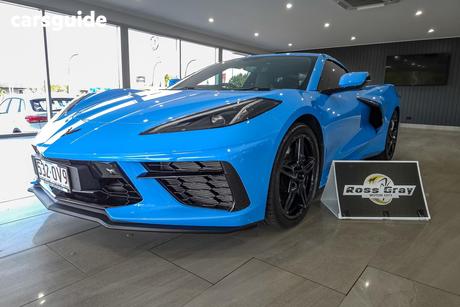 Blue 2021 Chevrolet Corvette Coupe 2Lt