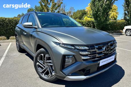 Green 2026 Hyundai Tucson Wagon Premium Hybrid (Awd)