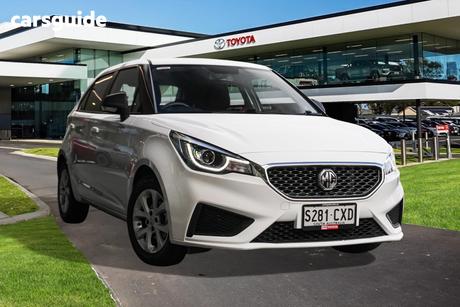 White 2023 MG MG3 Hatchback Core