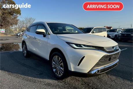 White 2021 Toyota Harrier SUV HYBRID Z