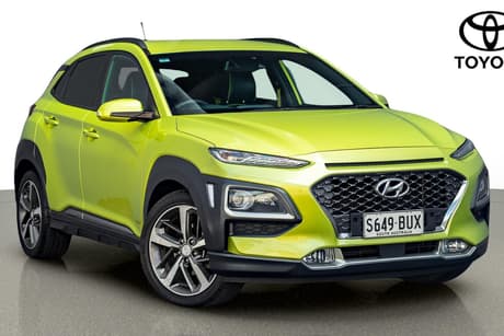 Yellow 2017 Hyundai Kona Wagon Highlander