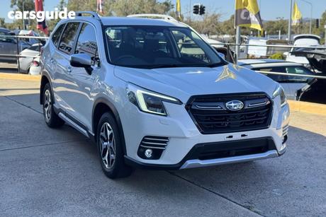 White 2022 Subaru Forester Wagon Hybrid L (Awd)