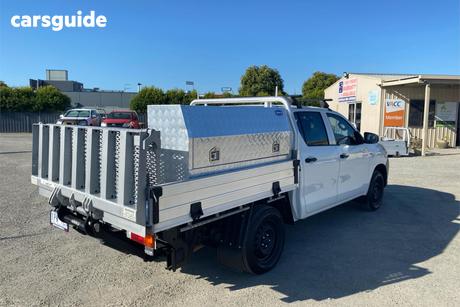 White 2019 Toyota Hilux Double Cab Pick Up Workmate
