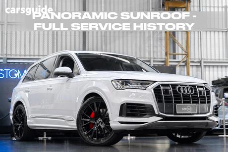 White 2020 Audi Q7 Wagon 50 Tdi Quattro Mhev