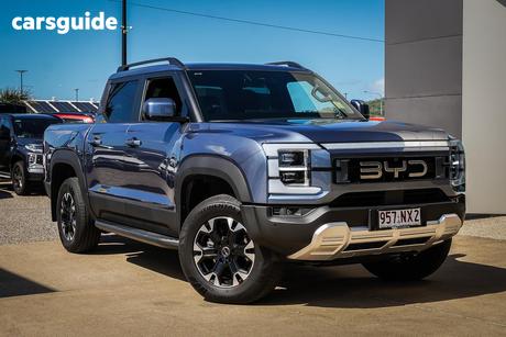 Blue 2025 BYD Shark 6 Dual Cab Utility Dual Motor Premium