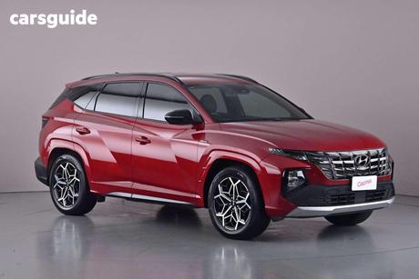 Red 2022 Hyundai Tucson Wagon Elite N Line (Fwd)