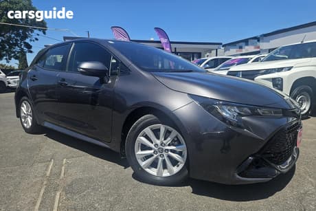 Grey 2024 Toyota Corolla Hatchback Ascent Sport + Convenience Pk