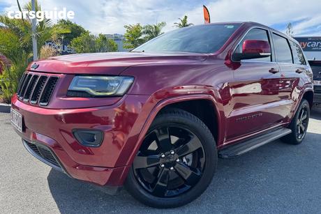 Red 2015 Jeep Grand Cherokee Wagon Blackhawk