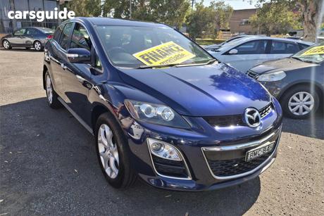 Blue 2009 Mazda CX-7 Wagon Luxury Sports (4X4)