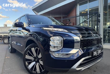Blue 2025 Mitsubishi Outlander Wagon Aspire 7 Seat (2Wd)