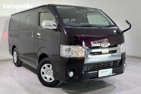 Red 2020 Toyota HiAce Van Gl Super