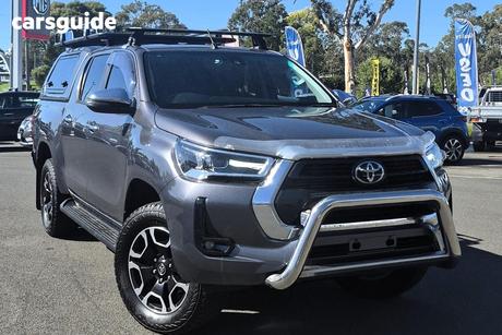Grey 2021 Toyota Hilux Ute Tray 4X4
