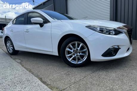 White 2016 Mazda 3 Sedan Touring