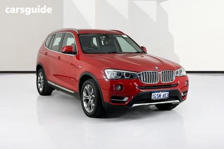 Red 2015 BMW X3 Wagon Xdrive 20I