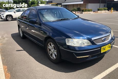 Blue 2003 Ford Fairmont Sedan Ghia