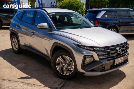 Silver 2025 Hyundai Tucson Wagon Hybrid (Fwd)