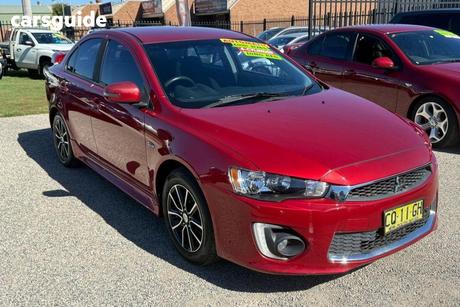 Red 2016 Mitsubishi Lancer Sedan Es Sport