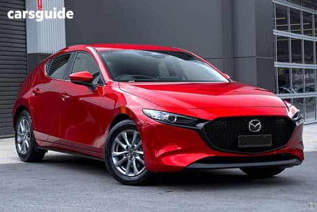 Red 2026 Mazda Mazda3 Hatchback G20 Pure