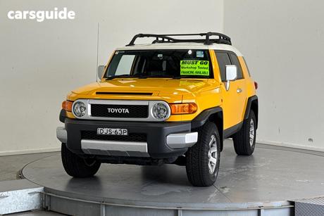 Yellow 2016 Toyota FJ Cruiser Wagon
